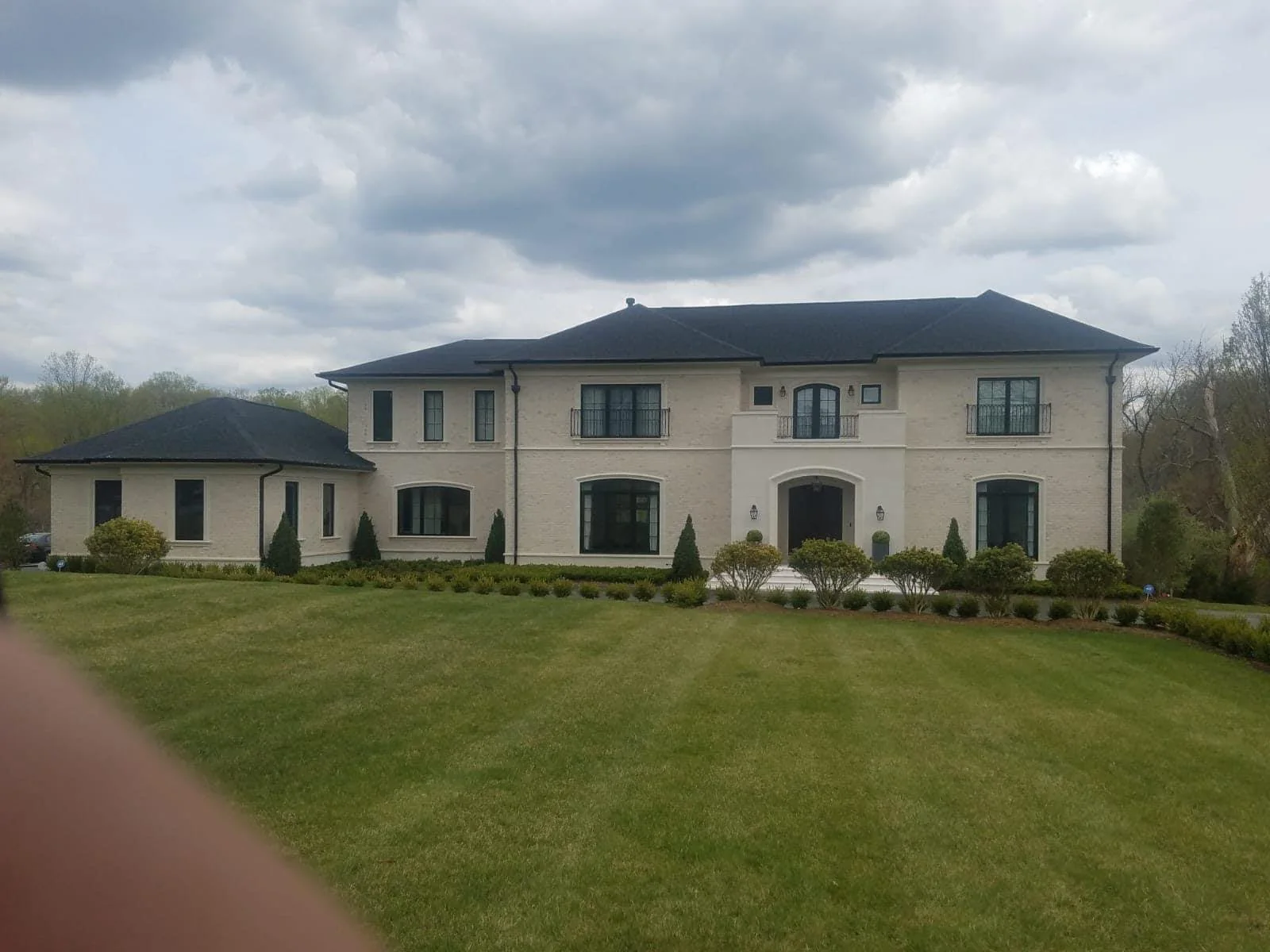 Completed custom masonry residence by Peter Masonry LLC