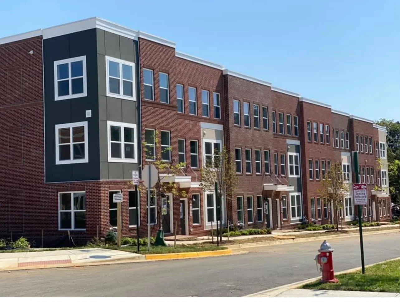 Completed multifamily residential masonry building by Peter Masonry LLC